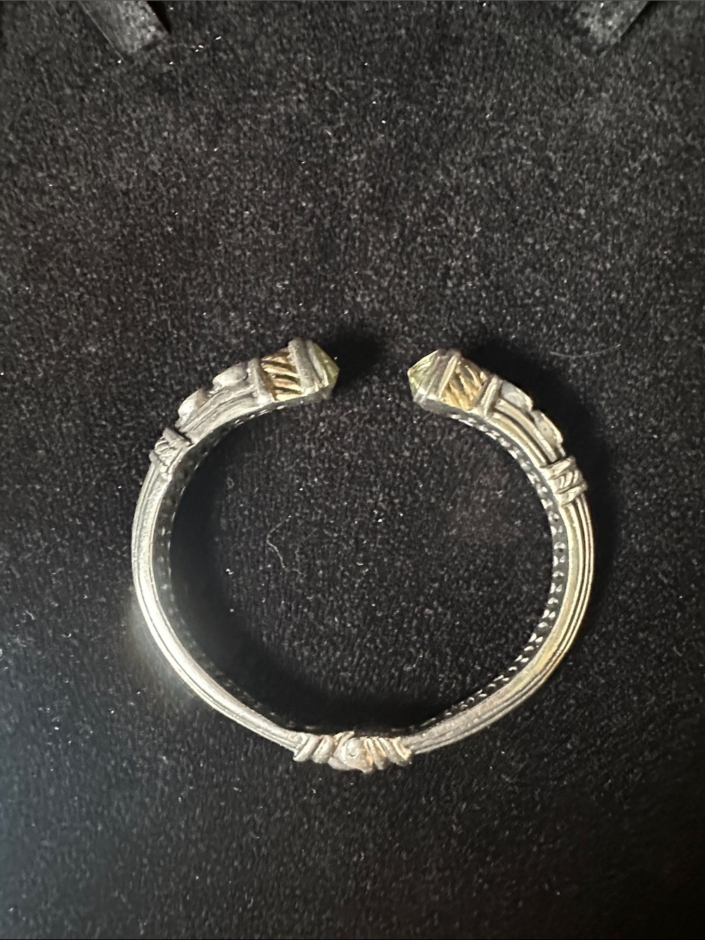 BJC SAMUEL BENHAM STERLING SILVER 18k BRACELET